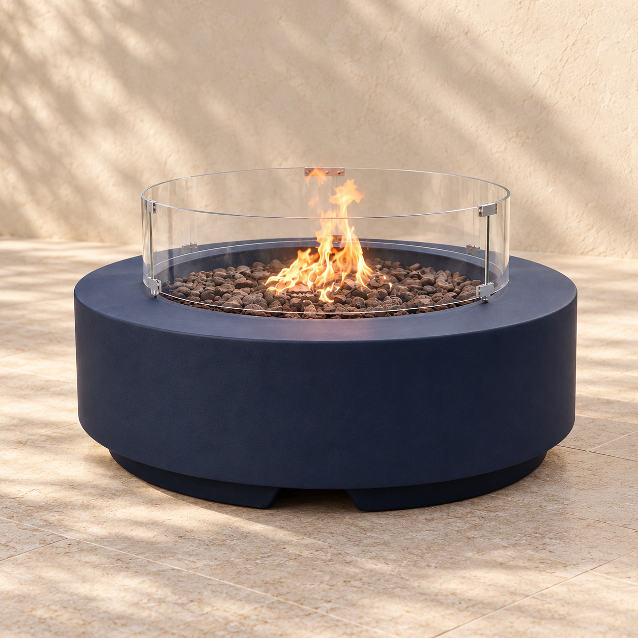 Fire Table 02 — צילום מוצר על רקע קרם