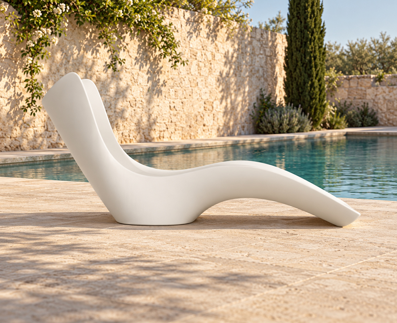 Sun Lounger 02 — פינת מנוחה לצד הבריכה