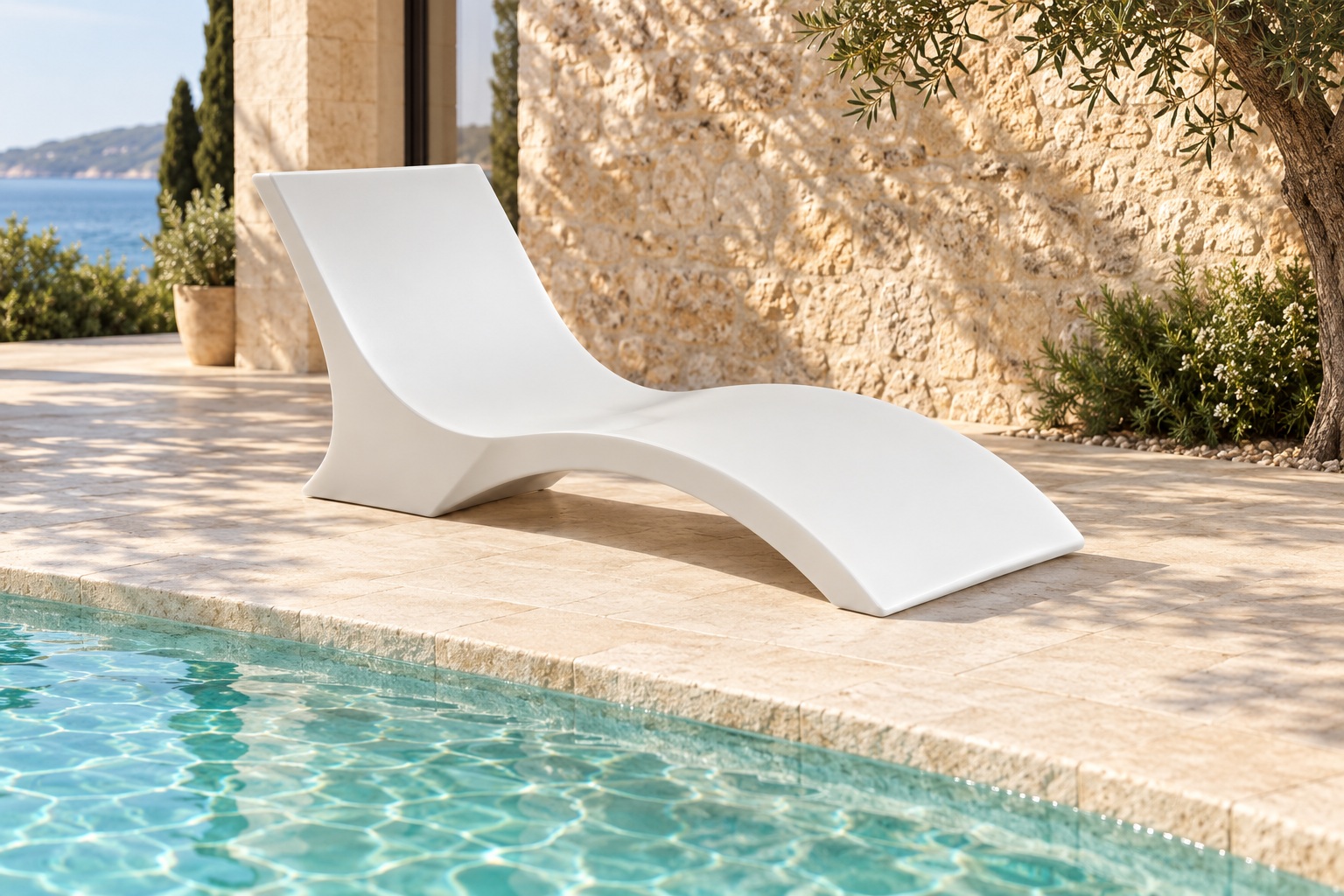 Sun Lounger 03 — פינת מנוחה לצד הבריכה
