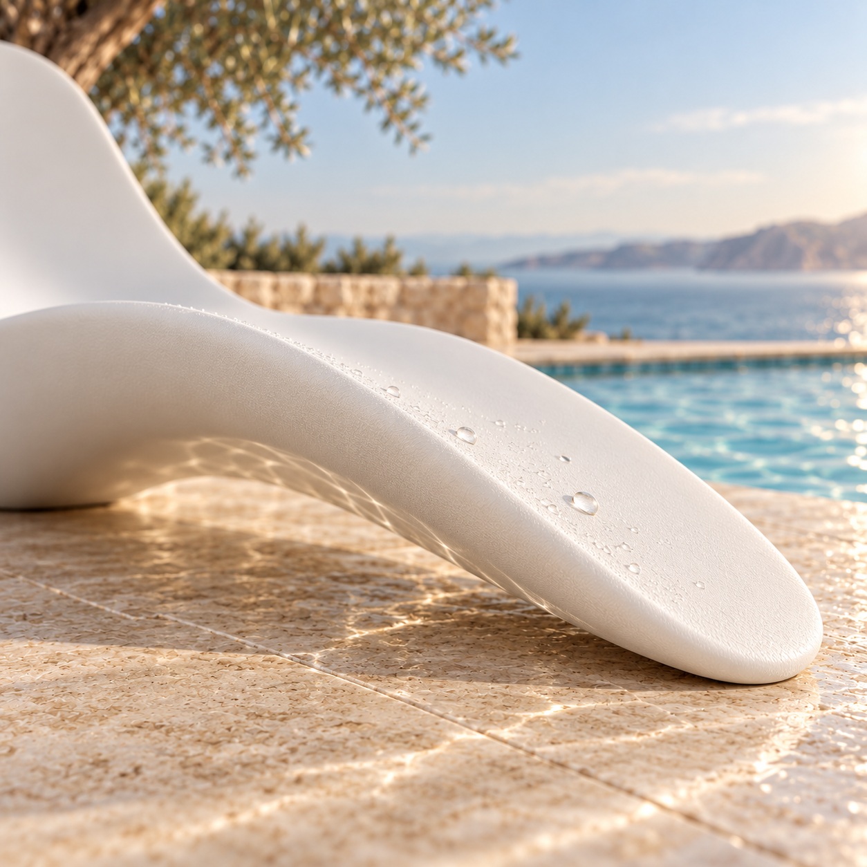 Sun Lounger 04 — תקריב הגימור והצורה