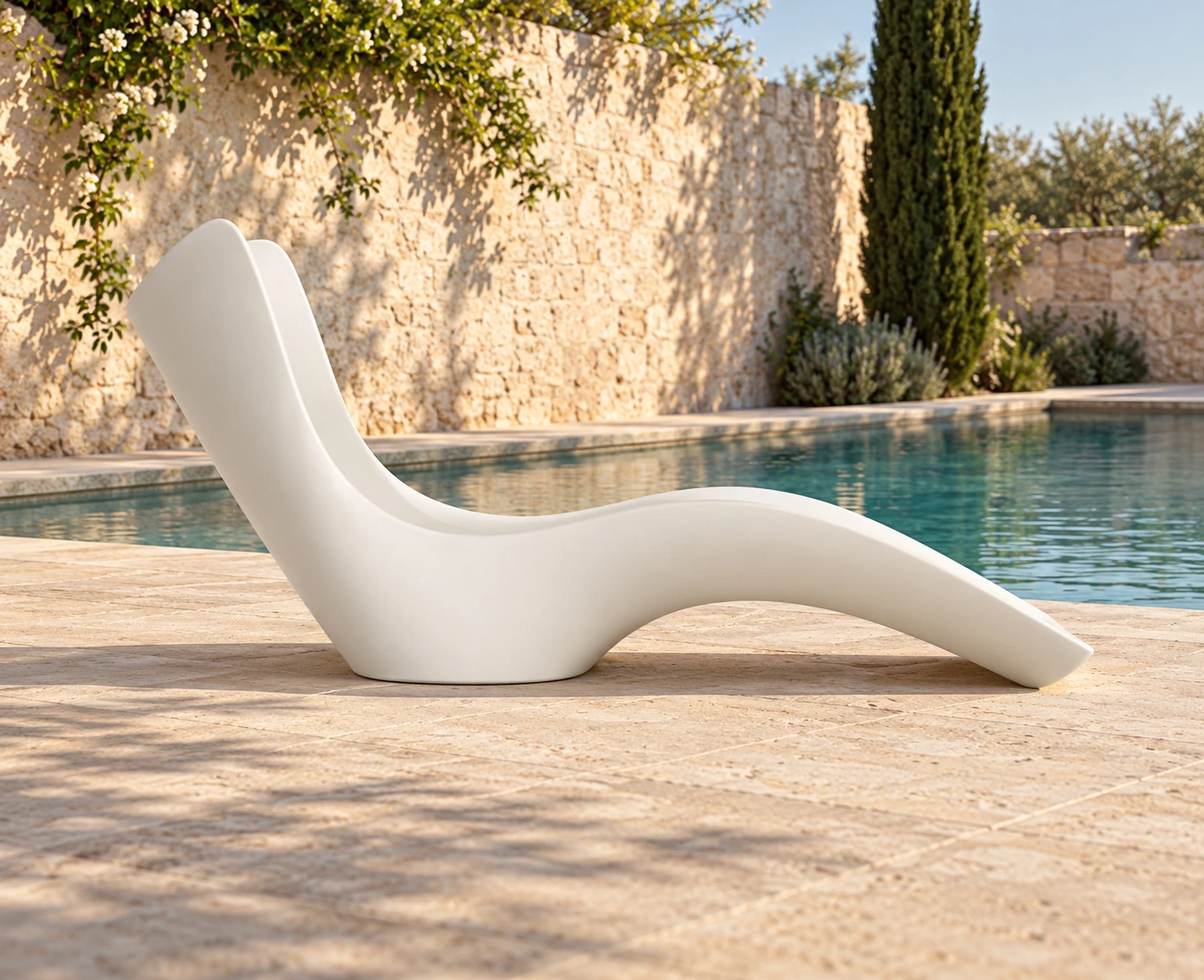 מיטת שיזוף Sun Lounger 02 בסביבת חוץ
