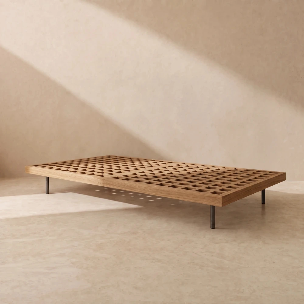 KRABI — שולחן עץ טיק (TEAK), תמונה 1